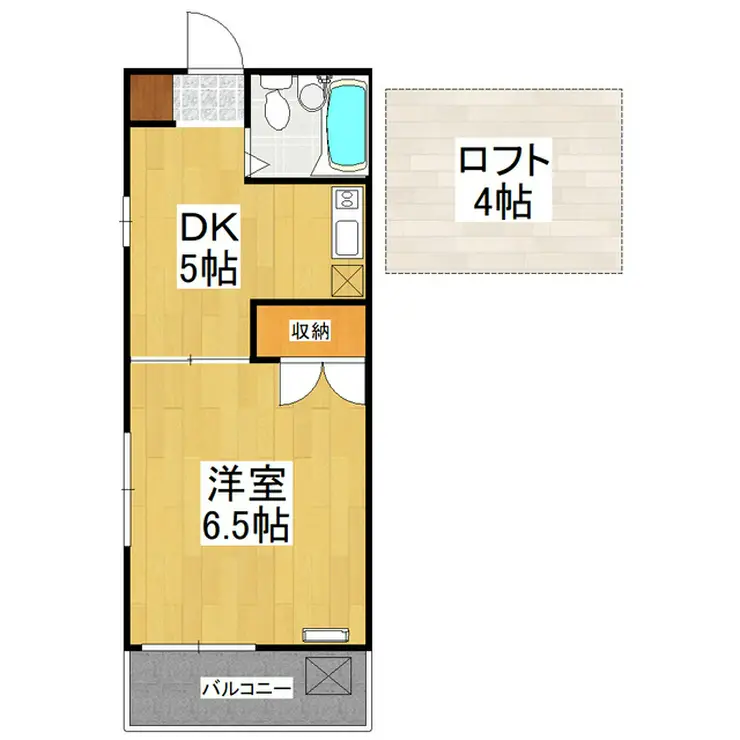 レジデンスカープ 2階階 間取り