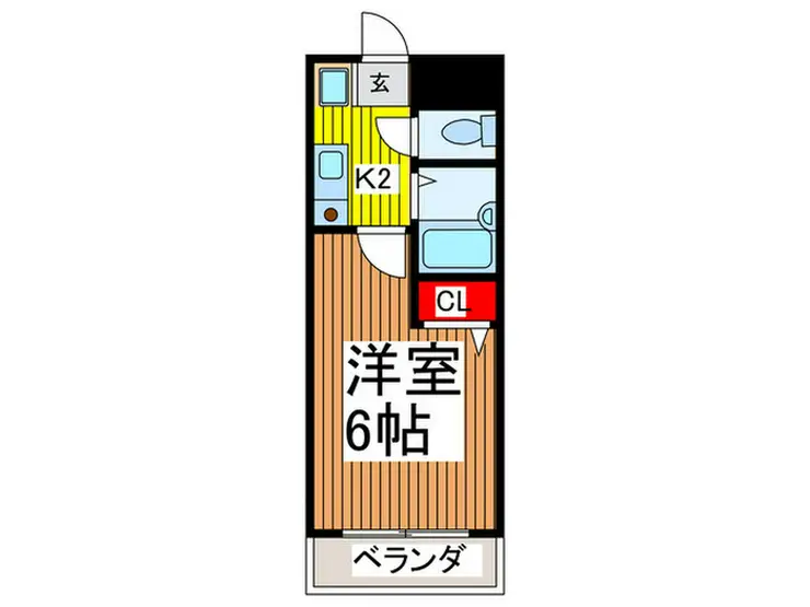 コンフォートマンション桜木町 2階階 間取り