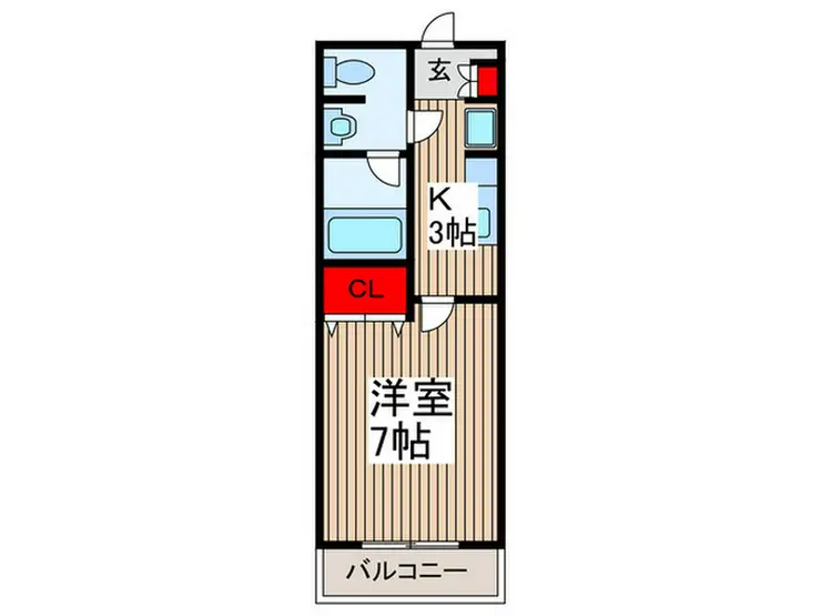 メゾン武蔵浦和 2階階 間取り