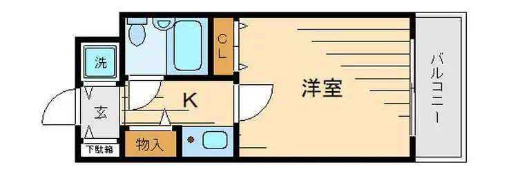 広洋フォルム大通り公園 8階階 間取り