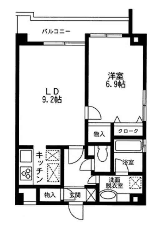 ソレイユ西蒲田 1階階 間取り