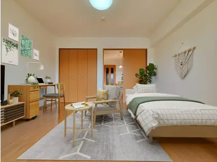 エヴァーグリーン(1DK/4階)の間取り写真