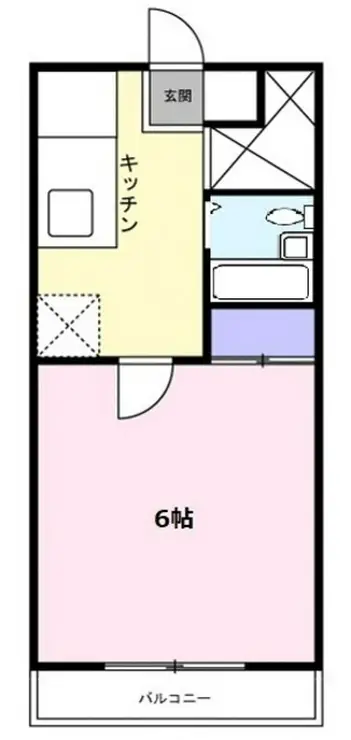 シルキー吉美 2階階 間取り