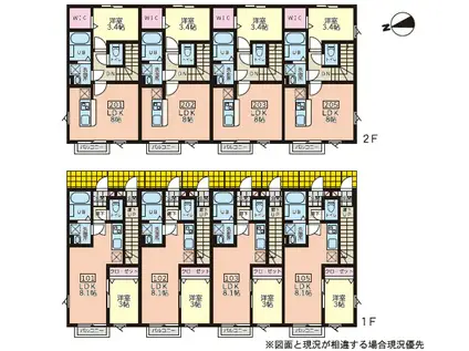 CASA TELA(1LDK/1階)の間取り写真