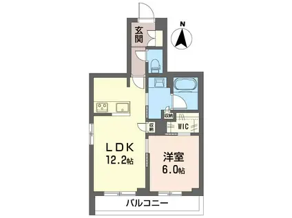 ル ヴァン フレ(2LDK/2階)の間取り写真