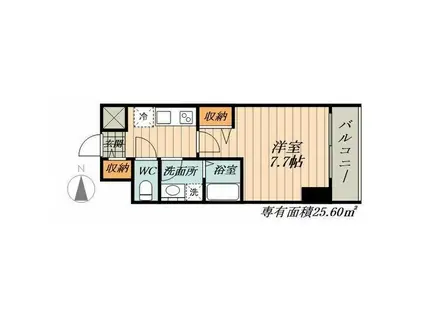 THE RESIDENCE OF NAGOYA T03(1K/11階)の間取り写真