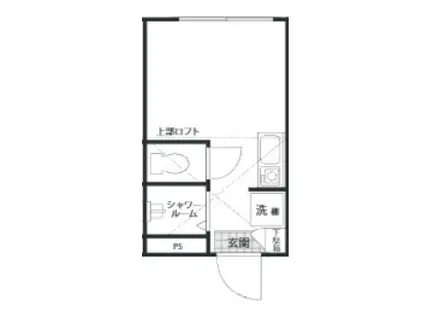 STUDIOANT北千住(ワンルーム/B1階)の間取り写真