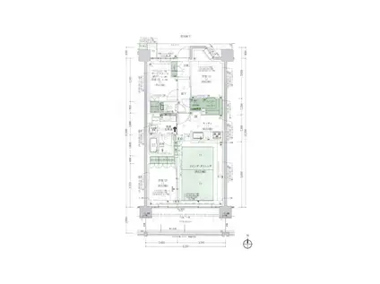 プラウド武庫之荘ガーデンコート(2SLDK/3階)の間取り写真