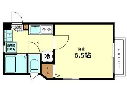 カノン中野坂上弐番館(1K/1階)の間取り写真