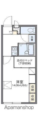レオパレスセイバー(1K/2階)の間取り写真