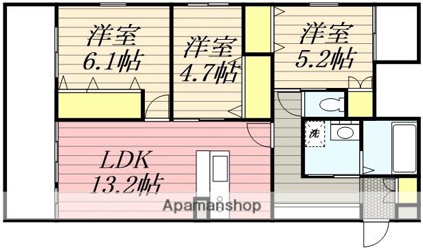 アルテマイスターIO(3LDK/2階)の間取り写真