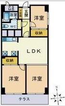 ハイマート真駒内(3LDK/1階)の間取り写真