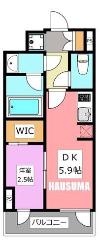 AIFLAT文京本駒込(1DK/9階)の間取り写真