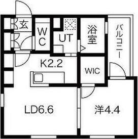 PRIO笠寺(1LDK/3階)の間取り写真