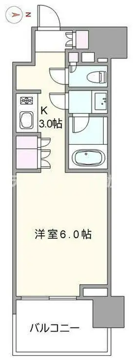 ライオンズ東京三ノ輪ミレス 11階階 間取り