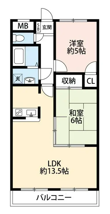 シェーネンオるト習志野台 6階階 間取り