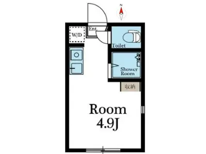 アーバンプレイス中野中央A(ワンルーム/1階)の間取り写真