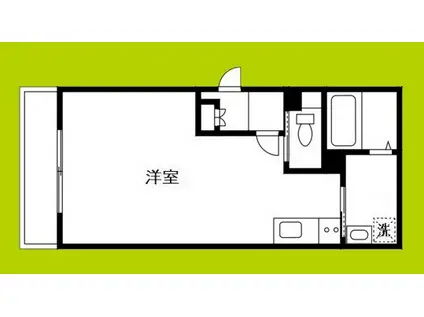 リブレメゾン本町I(ワンルーム/2階)の間取り写真