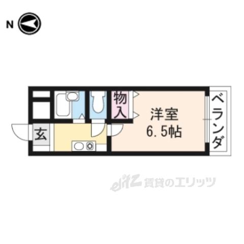 ルイシャトレ21(1K/4階)の間取り写真