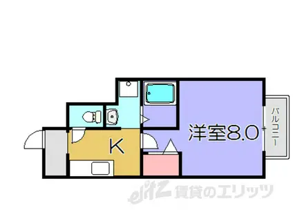 ESTUDIO24(1K/1階)の間取り写真