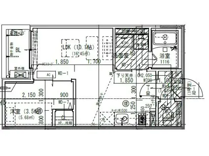 JACK TODANISHII(1LDK/2階)の間取り写真