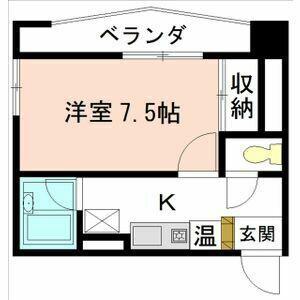 ATともえ(1K/4階)の間取り写真