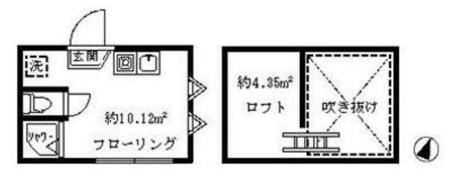 ソフィアリズム(ワンルーム/2階)の間取り写真