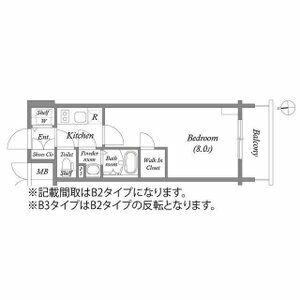 エスリード大須プレシア(1K/3階)の間取り写真