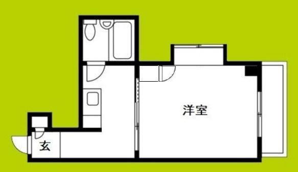 エンビラム野江都島(1K/4階)の間取り写真