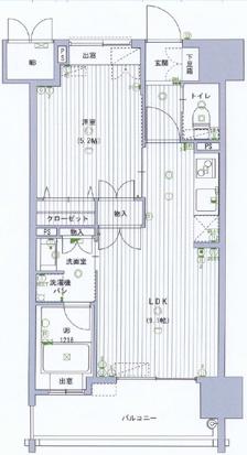 サヴォイ フェアリーパーク(1LDK/3階)の間取り写真