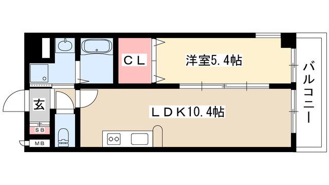 マイアトリア栄(1LDK/3階)の間取り写真