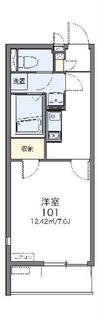 レオネクストアドバンス殿町(1K/3階)の間取り写真