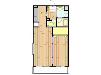 レジデンス杉並(1LDK/2階)の間取り写真