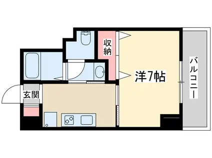 オアーゼ梅田東(1K/9階)の間取り写真