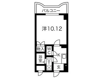 リアライズ新栄II(1K/5階)の間取り写真