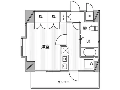 スペーシア高円寺II(1K/4階)の間取り写真