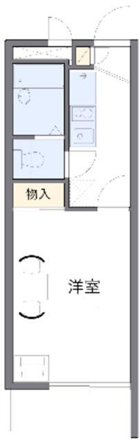レオパレスフォンターナB(1K/3階)の間取り写真