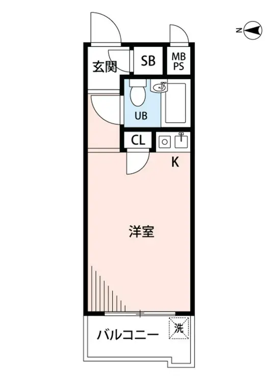 セザールプラザ府中 4階階 間取り