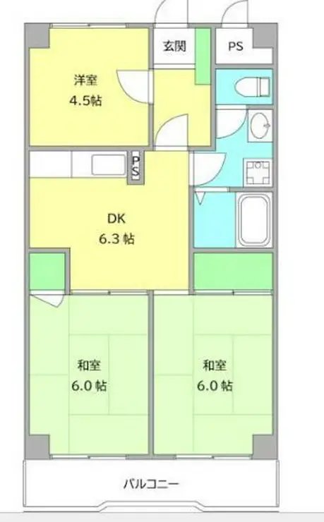 ゼファー銀座 3階階 間取り