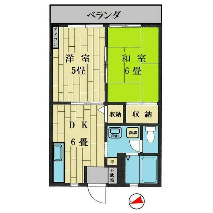 マッキナリービュー 2階階 間取り