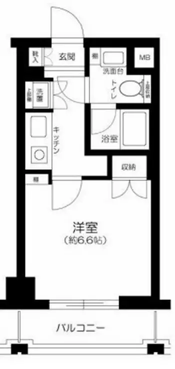 パレステュディオ代々木 5階階 間取り