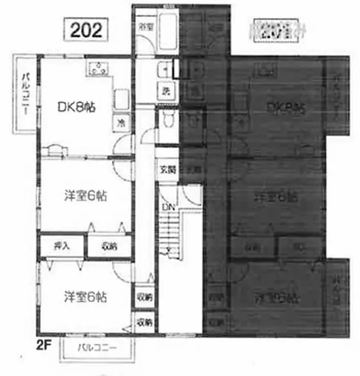 宝栄ハイツ東弁財 1階階 間取り