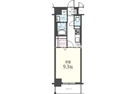 アンファンテーヌ(1K/3階)の間取り写真