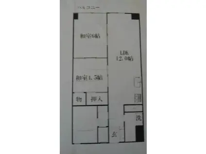 ビレッタ熊谷(2LDK/10階)の間取り写真
