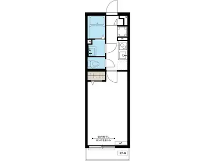 リブリ・グランコート日吉(1K/3階)の間取り写真