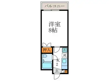 メゾンジョア PARTII(1K/3階)の間取り写真