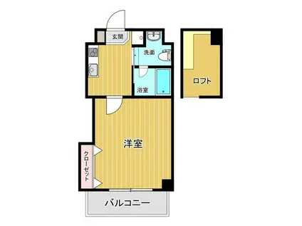 リファレンス長崎大学前(1K/2階)の間取り写真