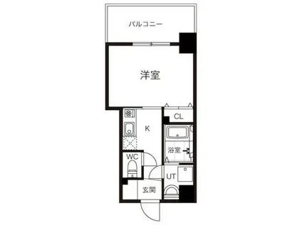 メルシー大森コモード(1K/8階)の間取り写真