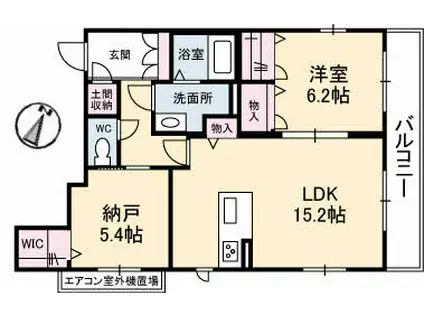  エスペランサM(1SLDK/2階)の間取り写真
