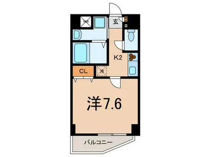 LUCE BUNKYO(1K/5階)の間取り写真